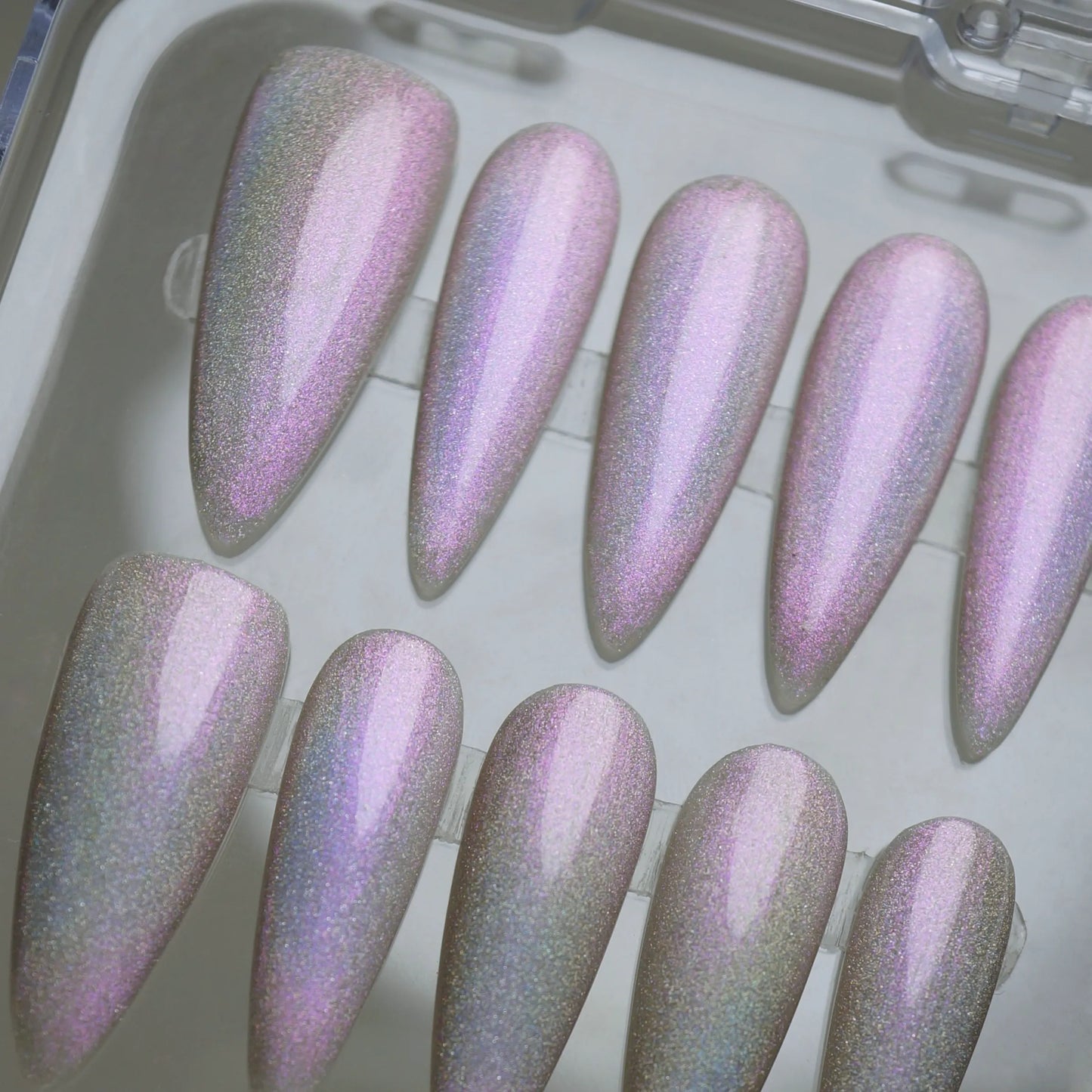 RA01 | Fairy Dust nail art detail view – Donailsart