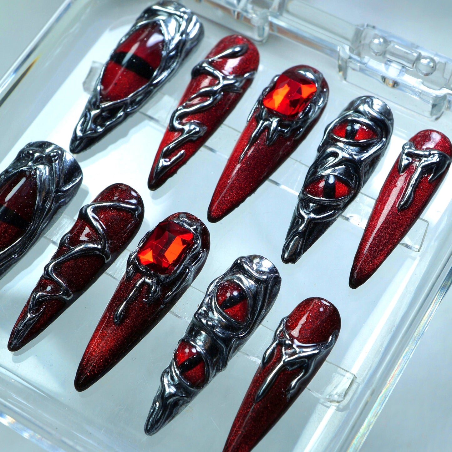 Red Chrome Eyes