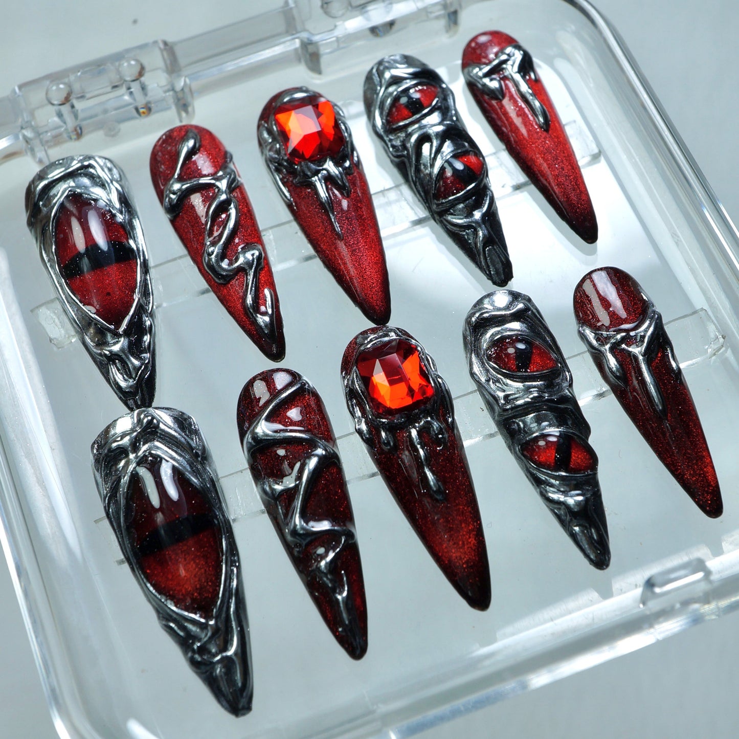 Red Chrome Eyes
