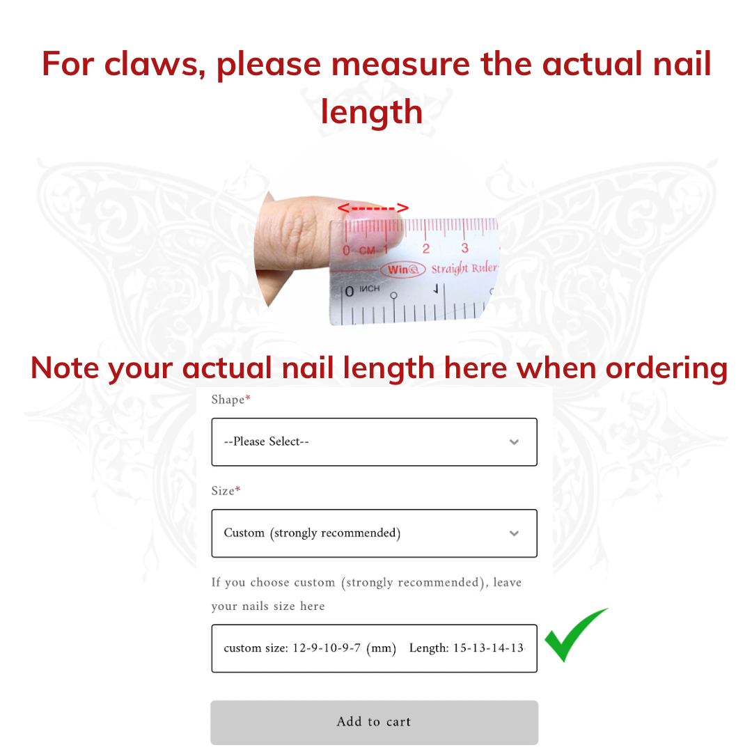 Wild Claws press-on nail set product view with bold fierce wild animal-inspired claw nail art by Donailsart