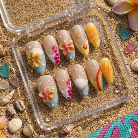 8 Summer Nail Designs for Girls Who Love Nature & Color
