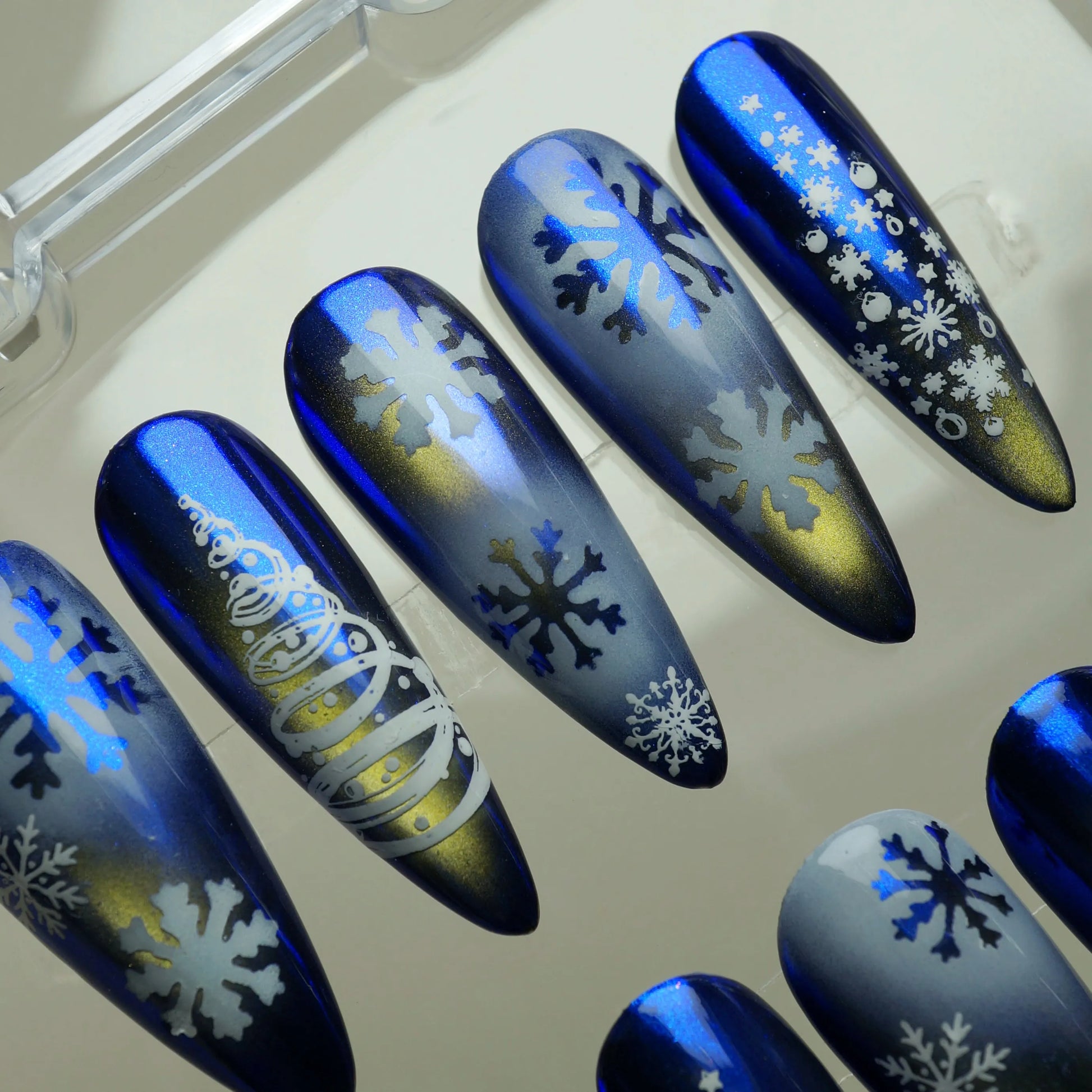 Winter Sonata nail art close-up – Donailsart