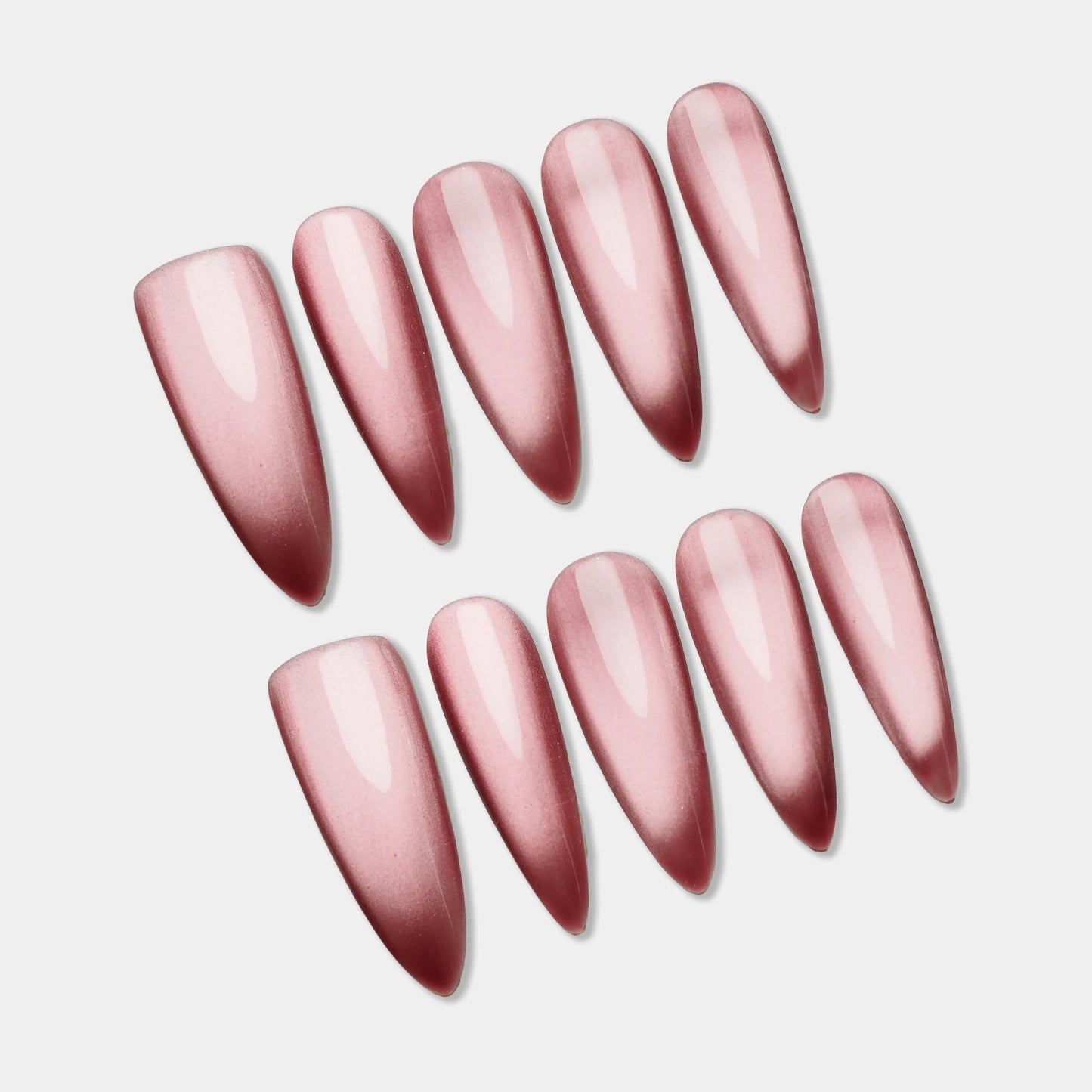 X18 | Blush Pulse press-on nail set by Donailsart – blush pink nail art
