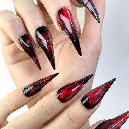 Red Chrome Claws - Do.nails