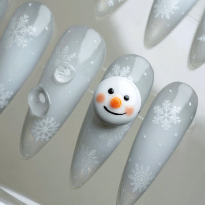 Snowed In nail art product view – Donailsart