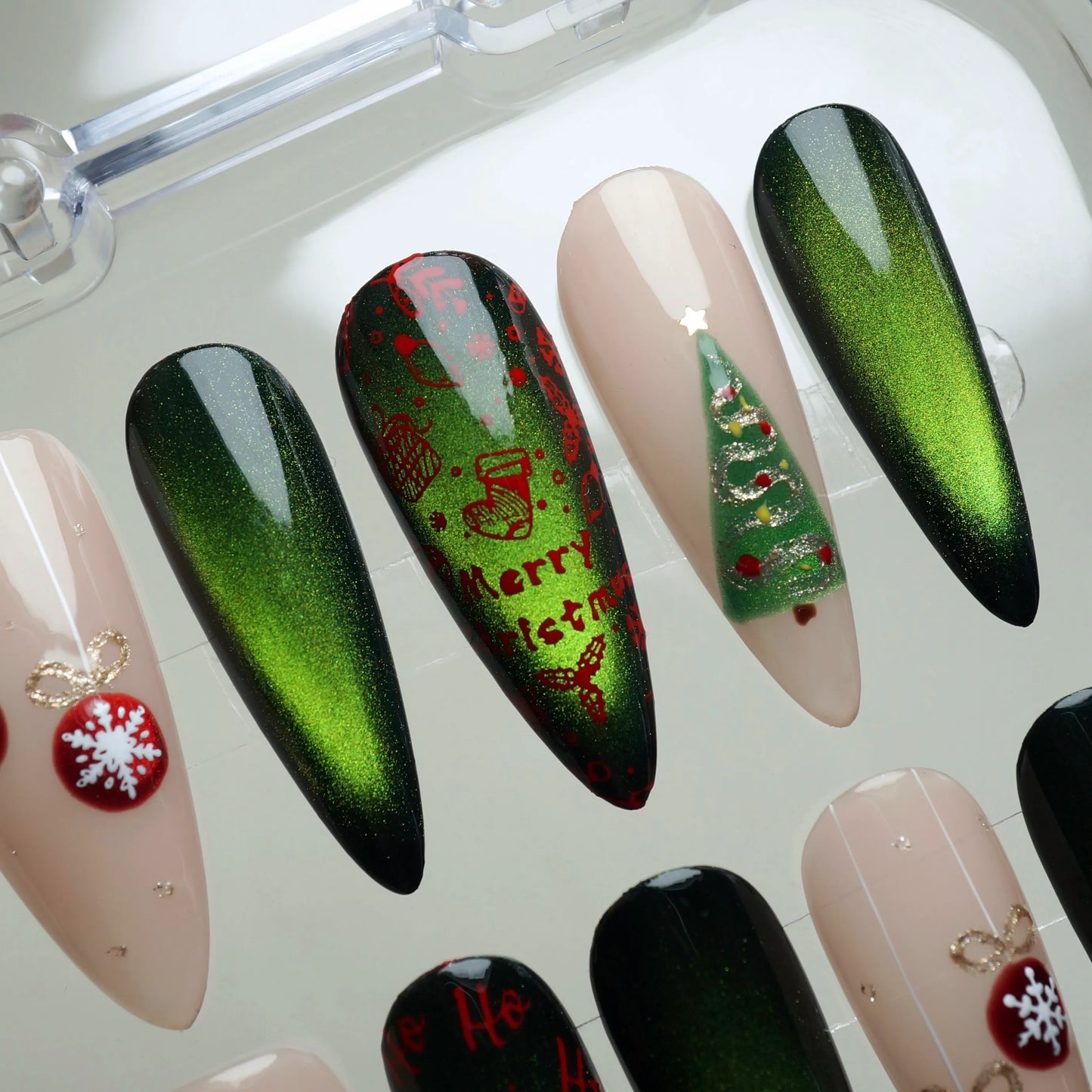 Evergreen Dream nail art product view – Donailsart