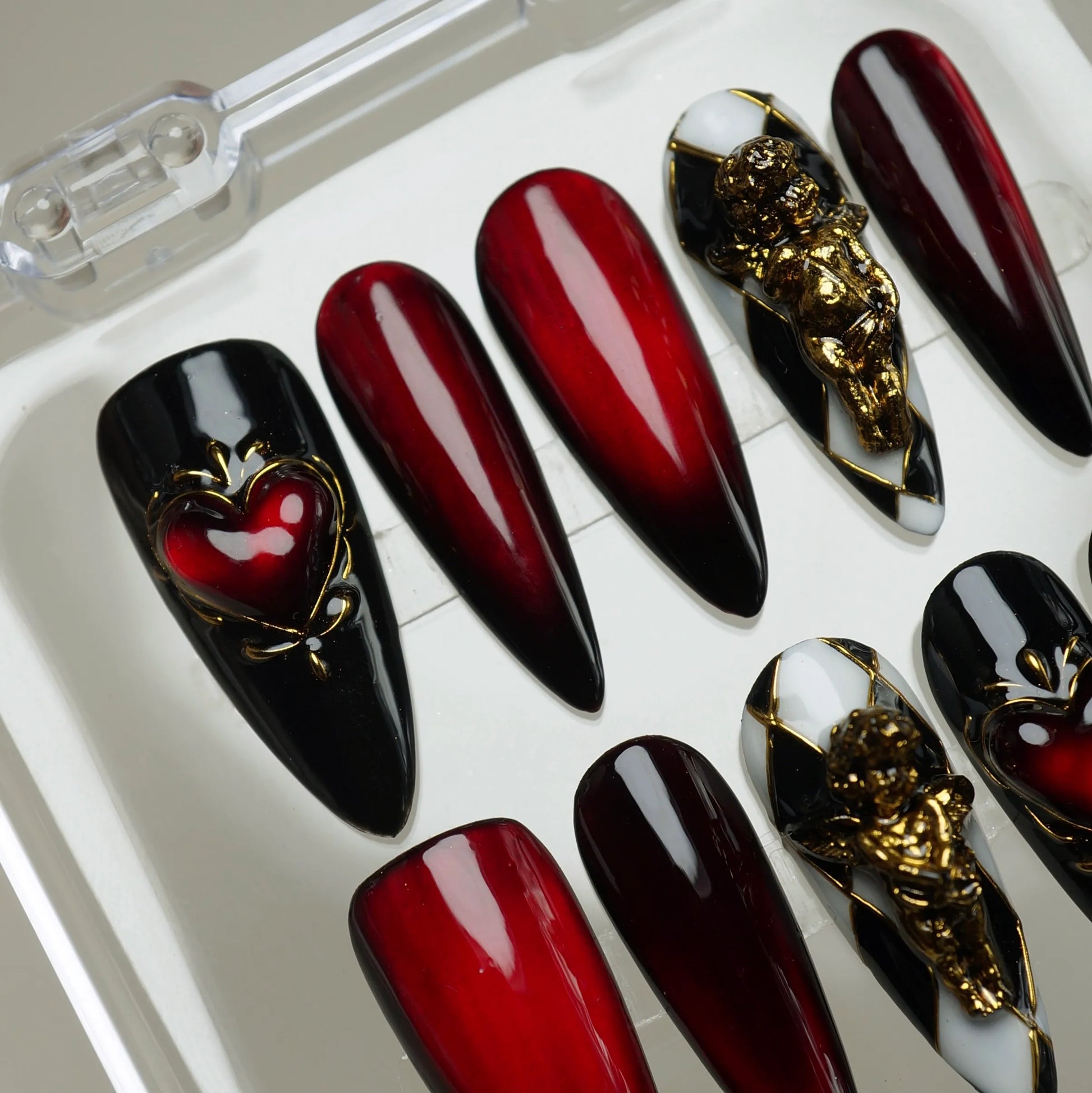 Gilded Obsession nail art product view – Donailsart