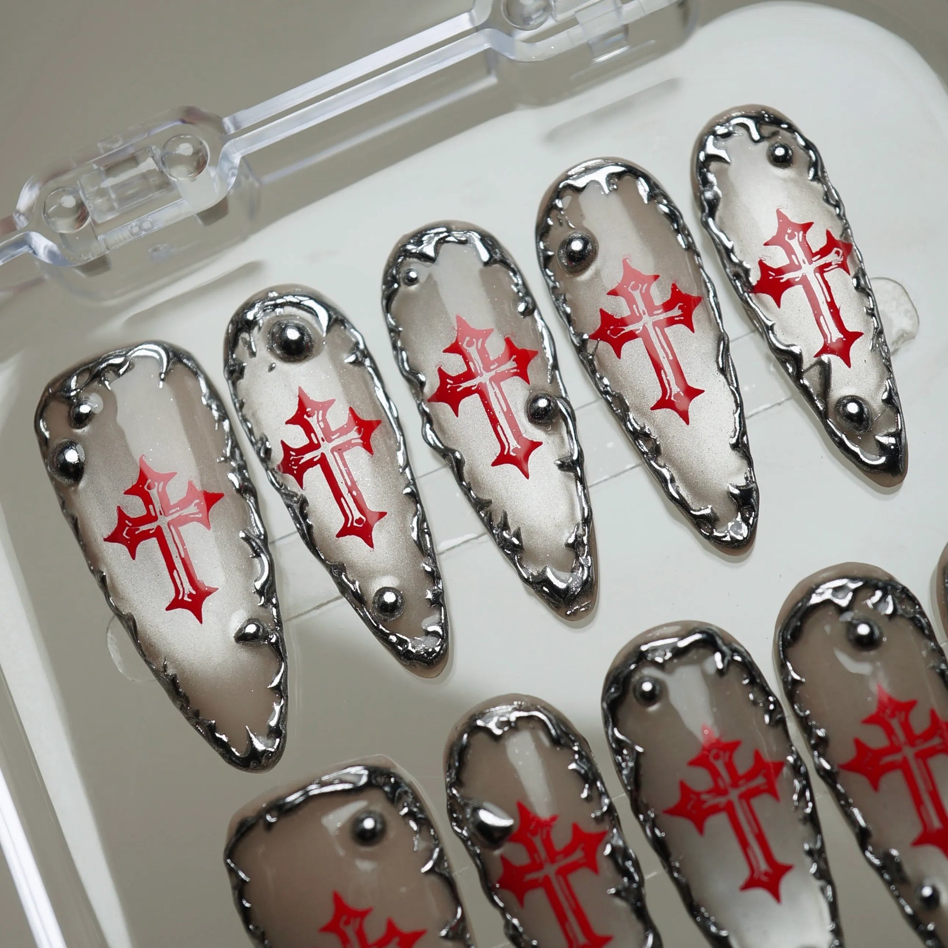 Sacred Sin nail art close-up – Donailsart