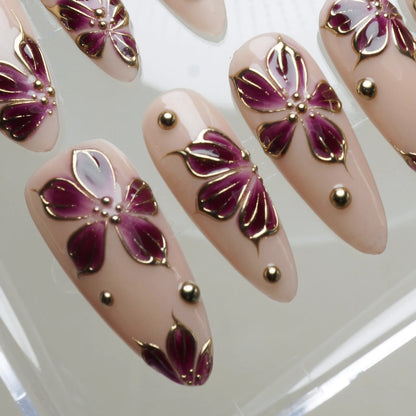 Plum Filigree