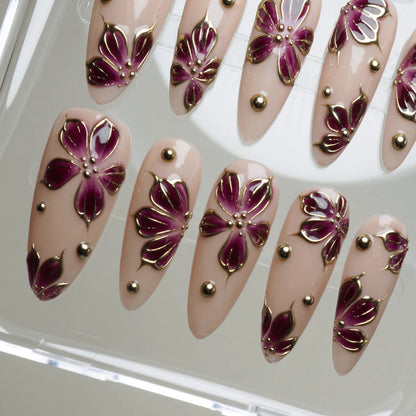 Plum Filigree