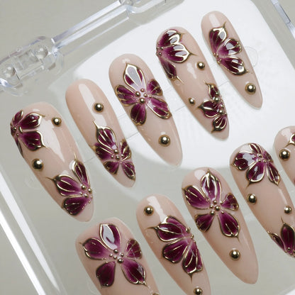 Plum Filigree