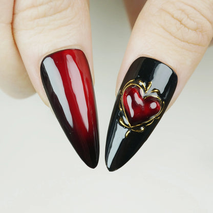 Gilded Obsession nail art close-up – Donailsart